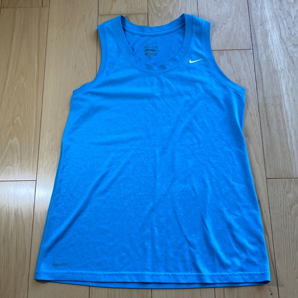 Blue mens nike muscle shirt